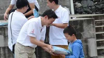 博世志愿者参与公益活动